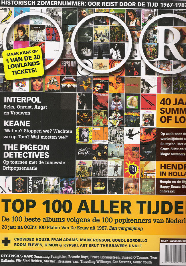 Virus band Doen Oor - Top 100 aller tijden (zomer 2007)